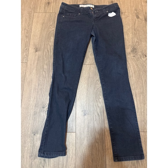 Grane Denim - Grane Darcy Super Low Rise Skinny Jeans Dark Wash Denim Size 9 Junior‎ Womens